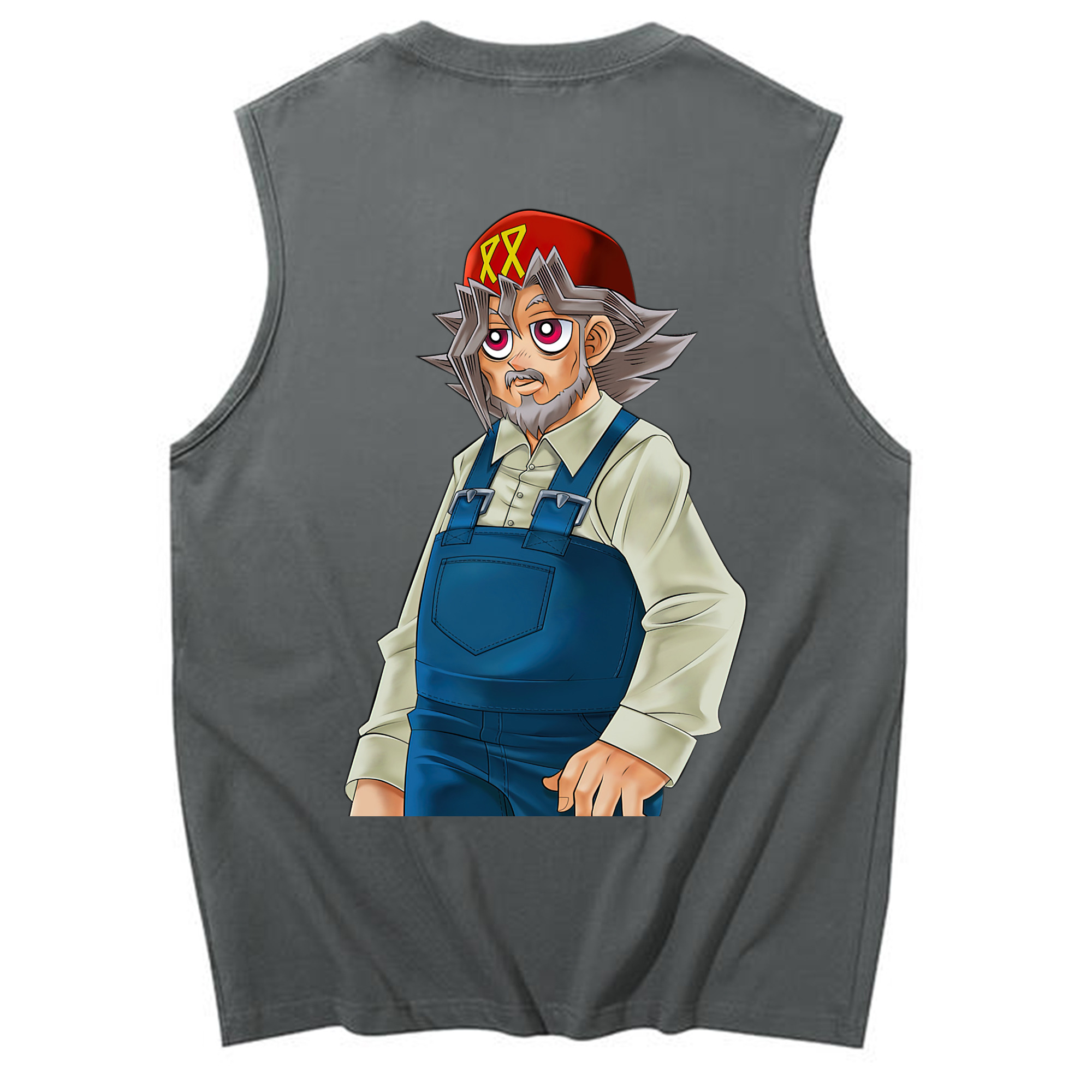 （画像用） 遊☆戯☆王 Yu-Gi-Oh! コットン100％タンクトップ（背面プリント）